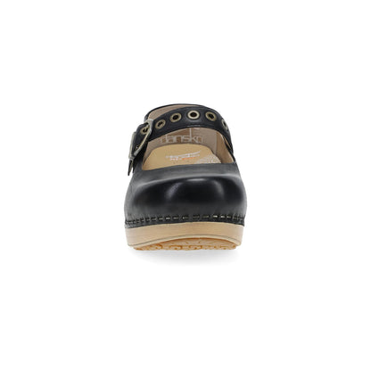 Dansko XP 2.0 Mary Jane Clog - Women's Anti Fatigue Mary Jane Clog - Black Front View