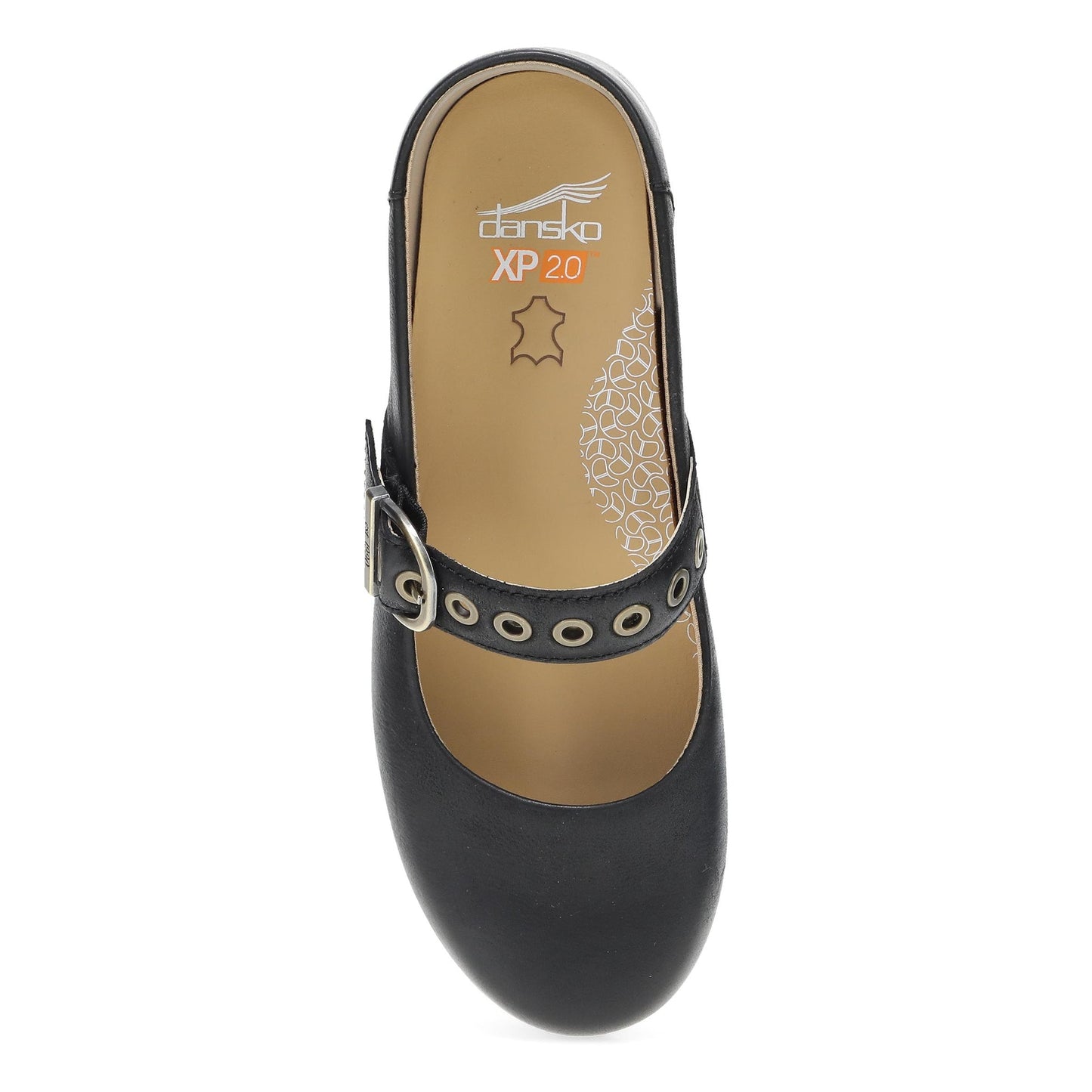 Dansko XP 2.0 Mary Jane Clog - Women's Anti Fatigue Mary Jane Clog - Black Top View