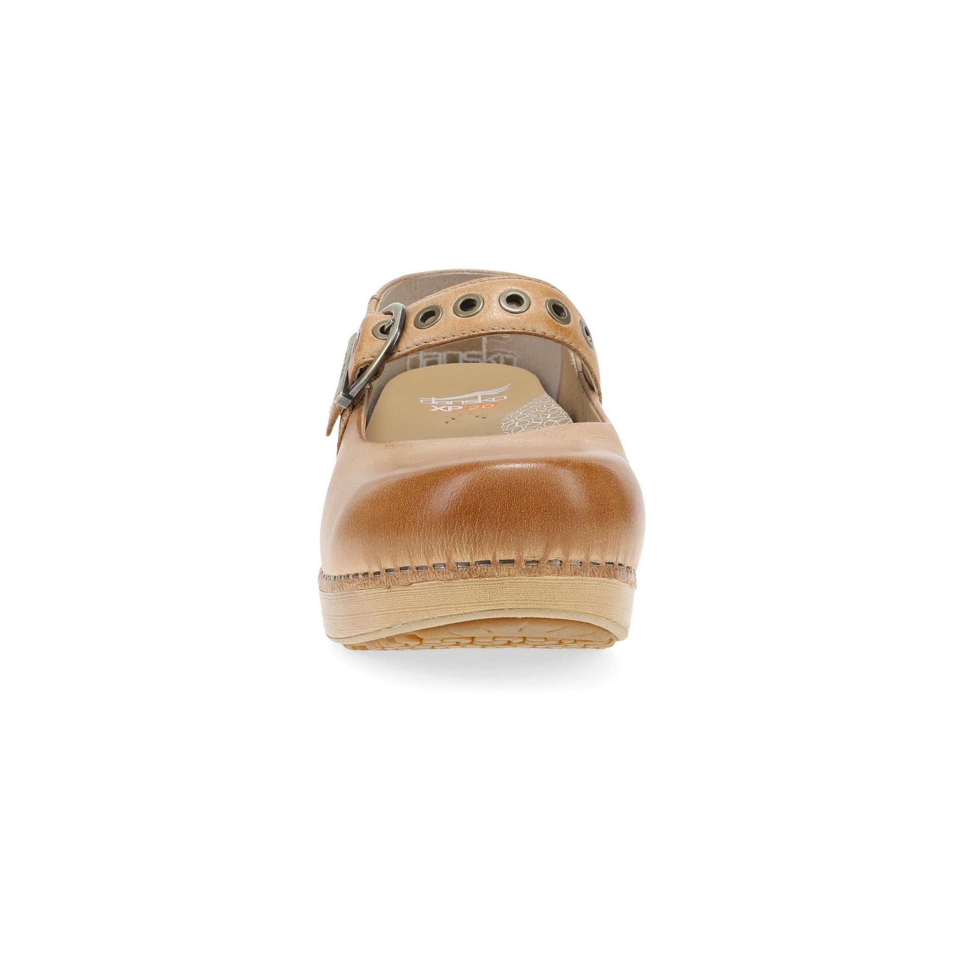 Dansko XP 2.0 Mary Jane Clog - Women's Anti Fatigue Mary Jane Clog - Honey Distressed Front View