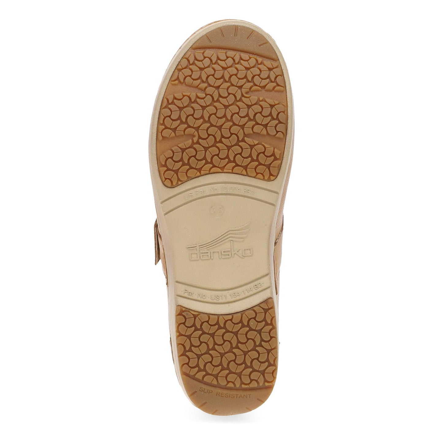 Dansko XP 2.0 Mary Jane Clog - Women's Anti Fatigue Mary Jane Clog - Honey Distressed Sole View