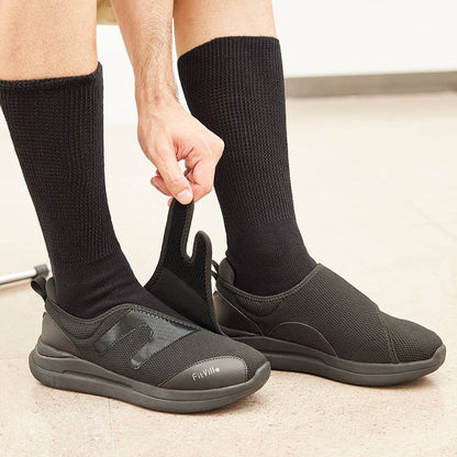 FitVille Men's Easytop Diabetic Shoes