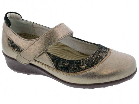 Drew Genoa - Women's Mary Jane Dusty Taupe Leather (143167Z)