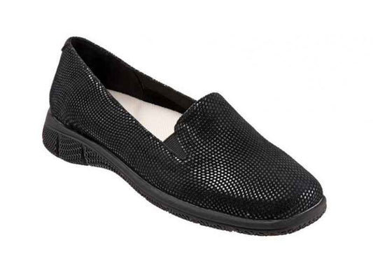 Trotters Universal - Women's Casual Shoe Black Mini Dot (004)
