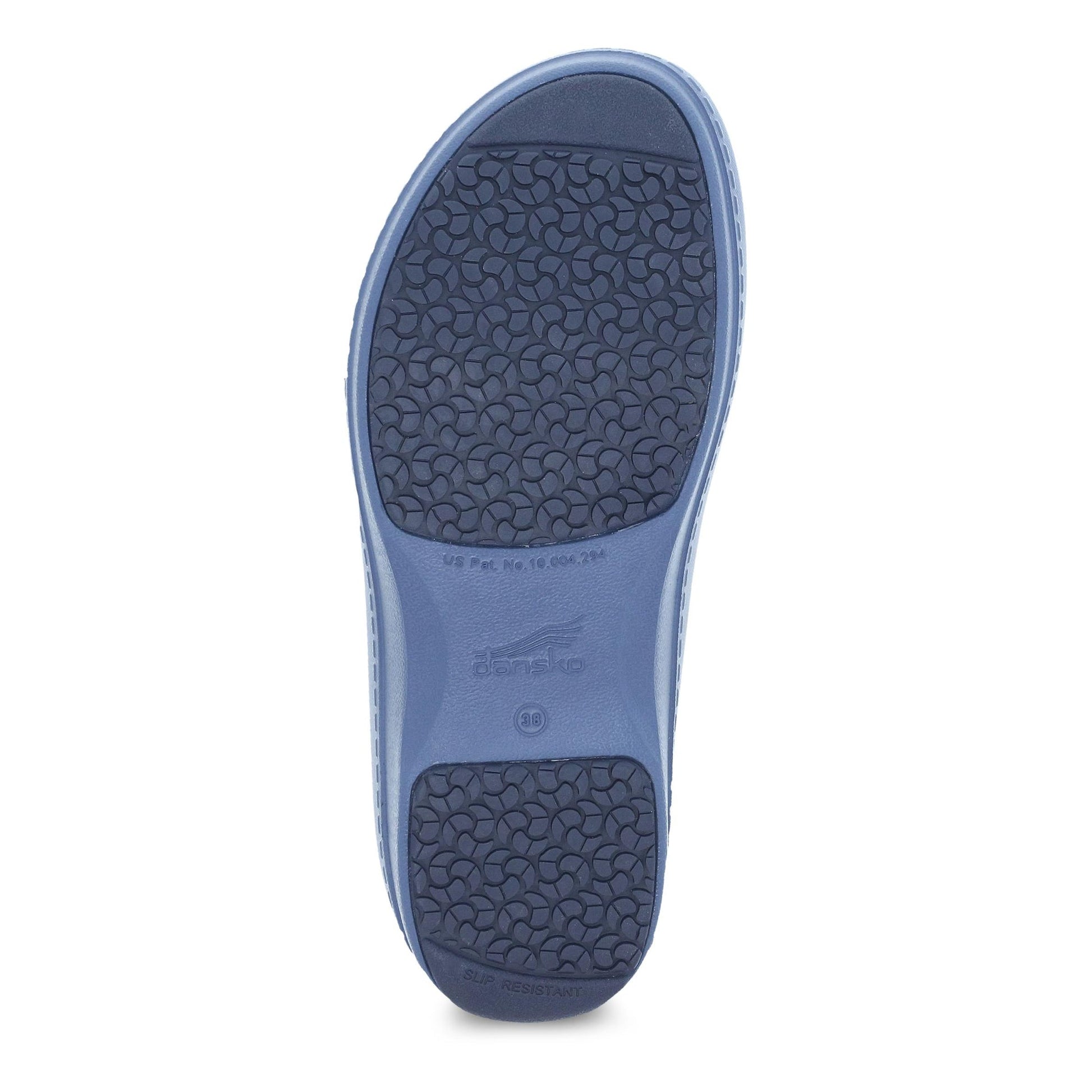 Dansko Kaci Clog - Women's Molded EVA Clog - Blue Molded Sole View