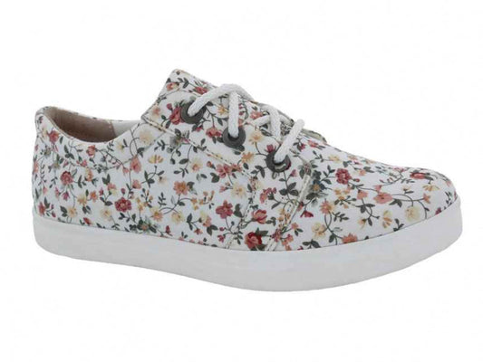 Drew Ruby - Women's Casual Shoe White Floral (94)