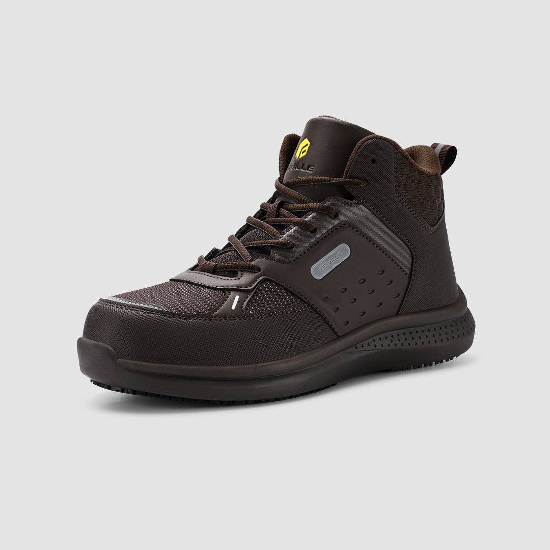 FitVille Men's High-top SteelCore Work Boots