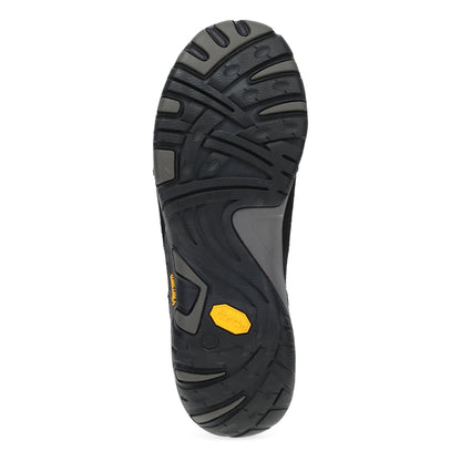 Dansko Pippy - Women's Waterproof Sneaker - Black Waterproof Burnished Suede Sole View