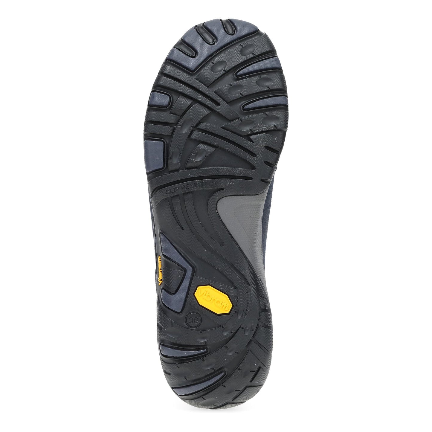 Dansko Pippy - Women's Waterproof Sneaker - Navy Waterproof Suede Sole View