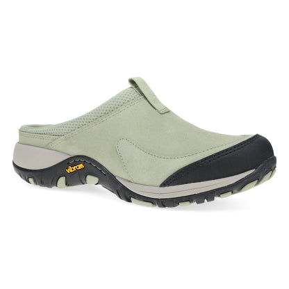 Dansko Pia Clog - Women's Waterproof Clog - Clog Green Tea Outside View