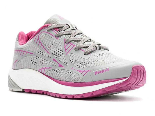 Propet One LT - Women's Athletic Shoe Grey/Berry (GBY)