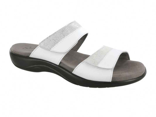 SAS Nudu Slide - Women's Sandal White/Silver (WSL)
