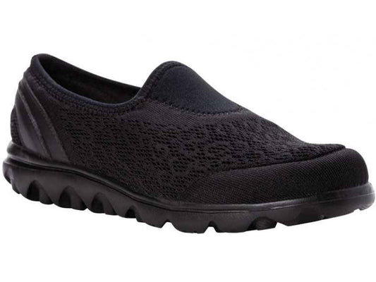 Propet TravelActiv - Women's Slip-On Shoe All Black (ab)