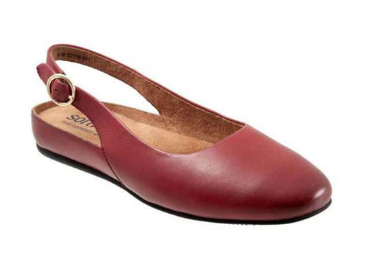 Softwalk Sandy - Women's Dress Shoe Dark Red (601)