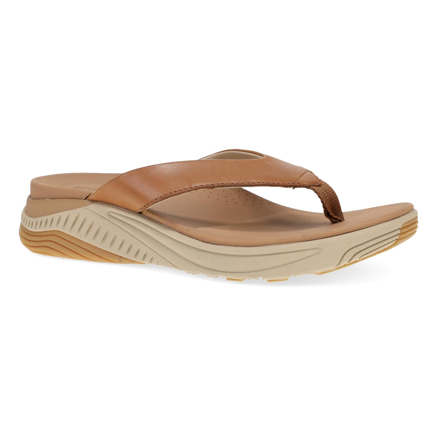 Dansko Rosemary - Women's Arch Support Sneaker - Tan Calf Outside View