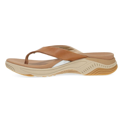 Dansko Rosemary - Women's Arch Support Sneaker - Tan Calf Side View