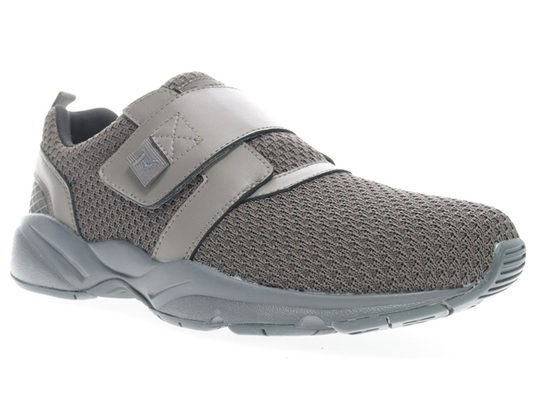 Propet Stability X Strap - Men's Casual Shoe Stone/Black (STN)