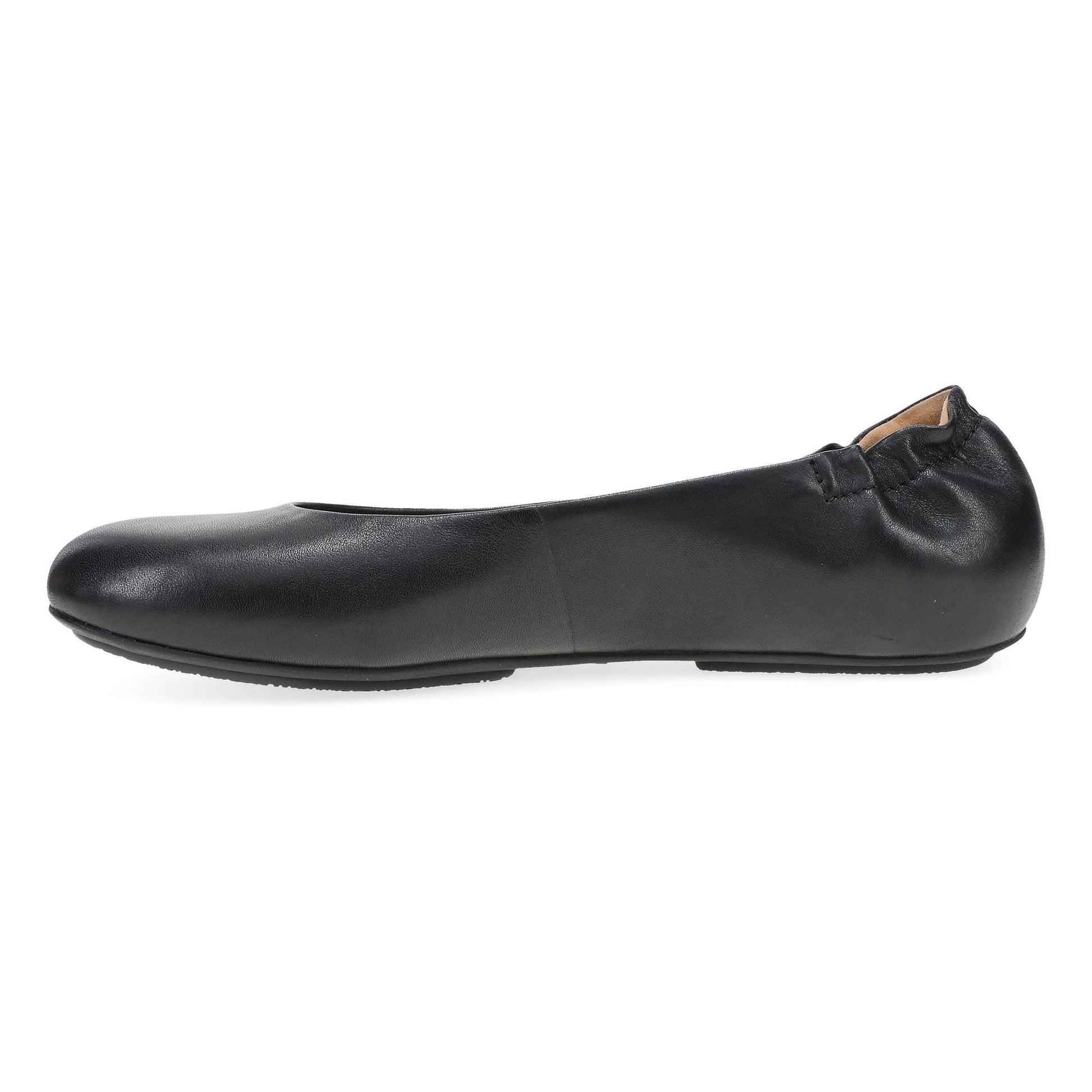 Dansko Mollie - Women's Removable Footbed Sneaker - Black Nappa Side View