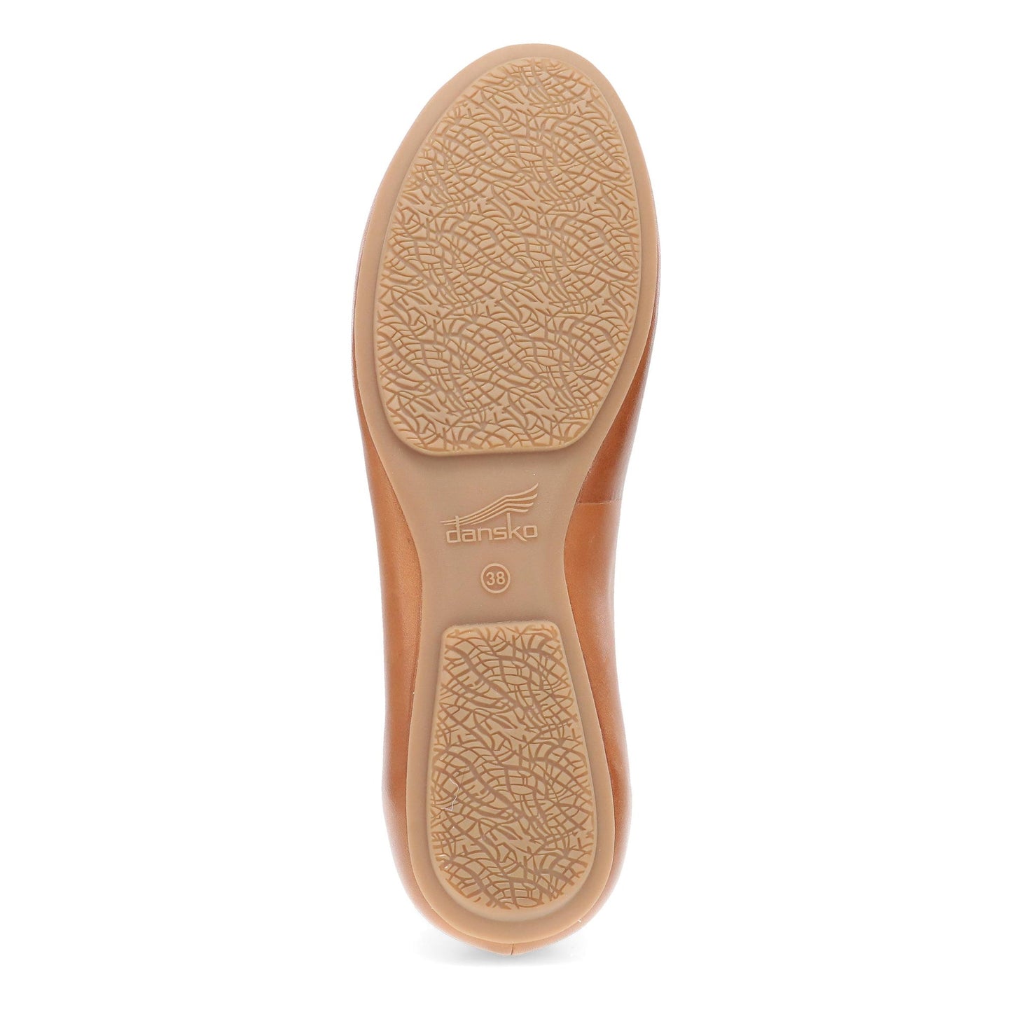 Dansko Mollie - Women's Removable Footbed Sneaker - Luggage Nappa Sole View