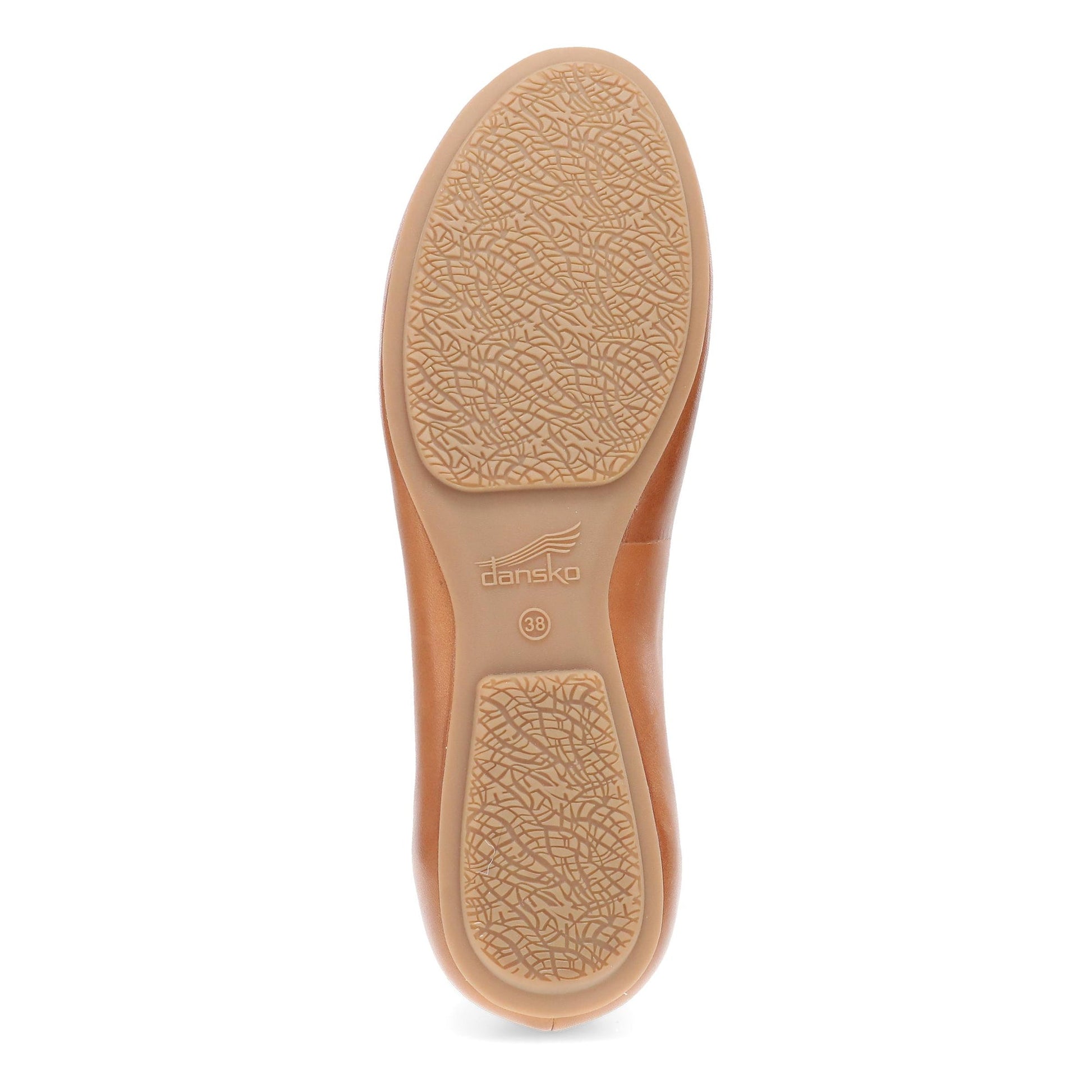 Dansko Mollie - Women's Removable Footbed Sneaker - Luggage Nappa Sole View