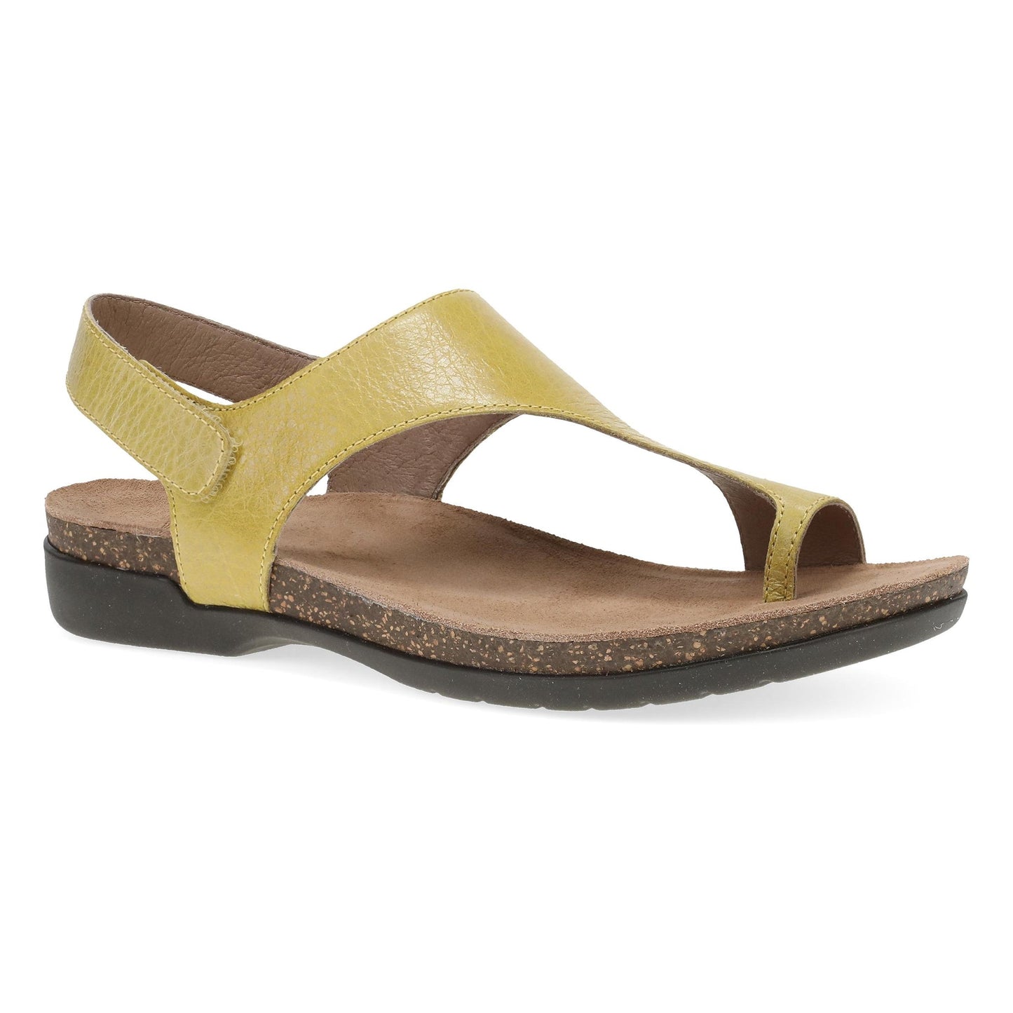 Dansko Reece - Women's Adjustable Strap Sandal - Lemonade Outside View