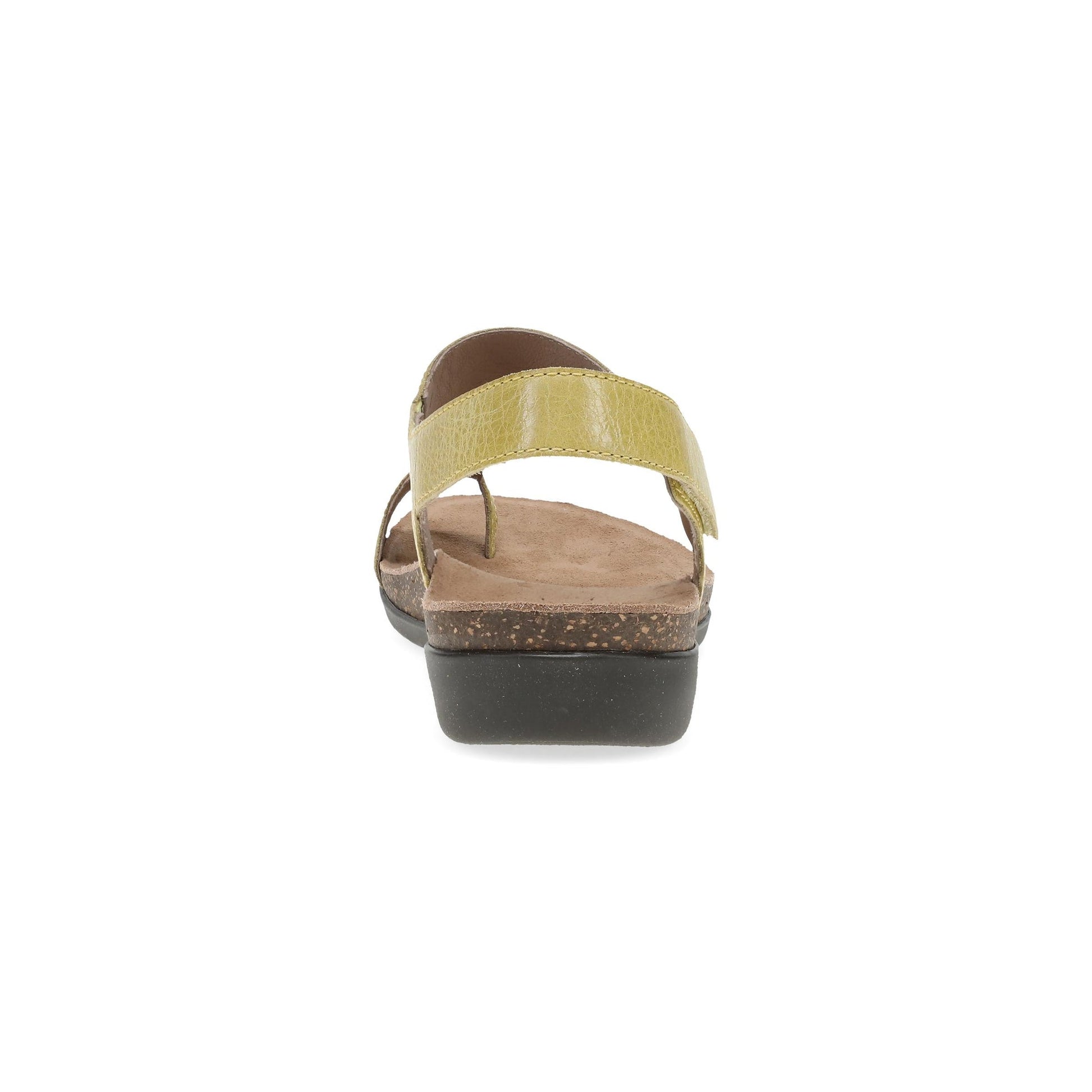 Dansko Reece - Women's Adjustable Strap Sandal - Lemonade Heel View