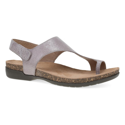 Dansko Reece - Women's Adjustable Strap Sandal - Dusty Lilac Outside View
