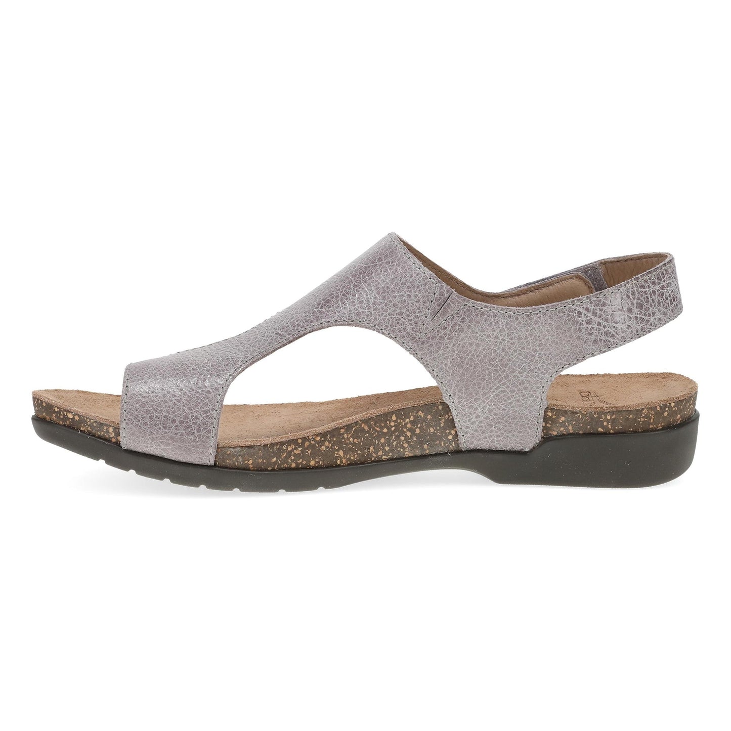 Dansko Reece - Women's Adjustable Strap Sandal - Dusty Lilac Side View