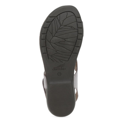 Dansko Reece - Women's Adjustable Strap Sandal - Dusty Lilac Sole View