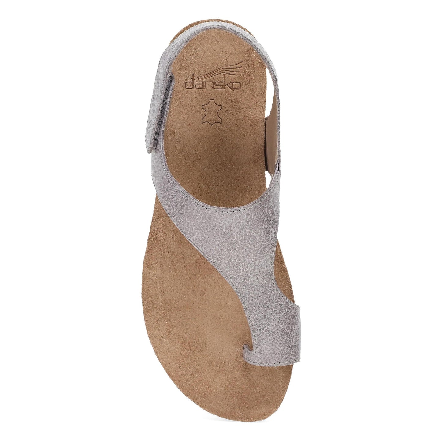 Dansko Reece - Women's Adjustable Strap Sandal - Dusty Lilac Top View