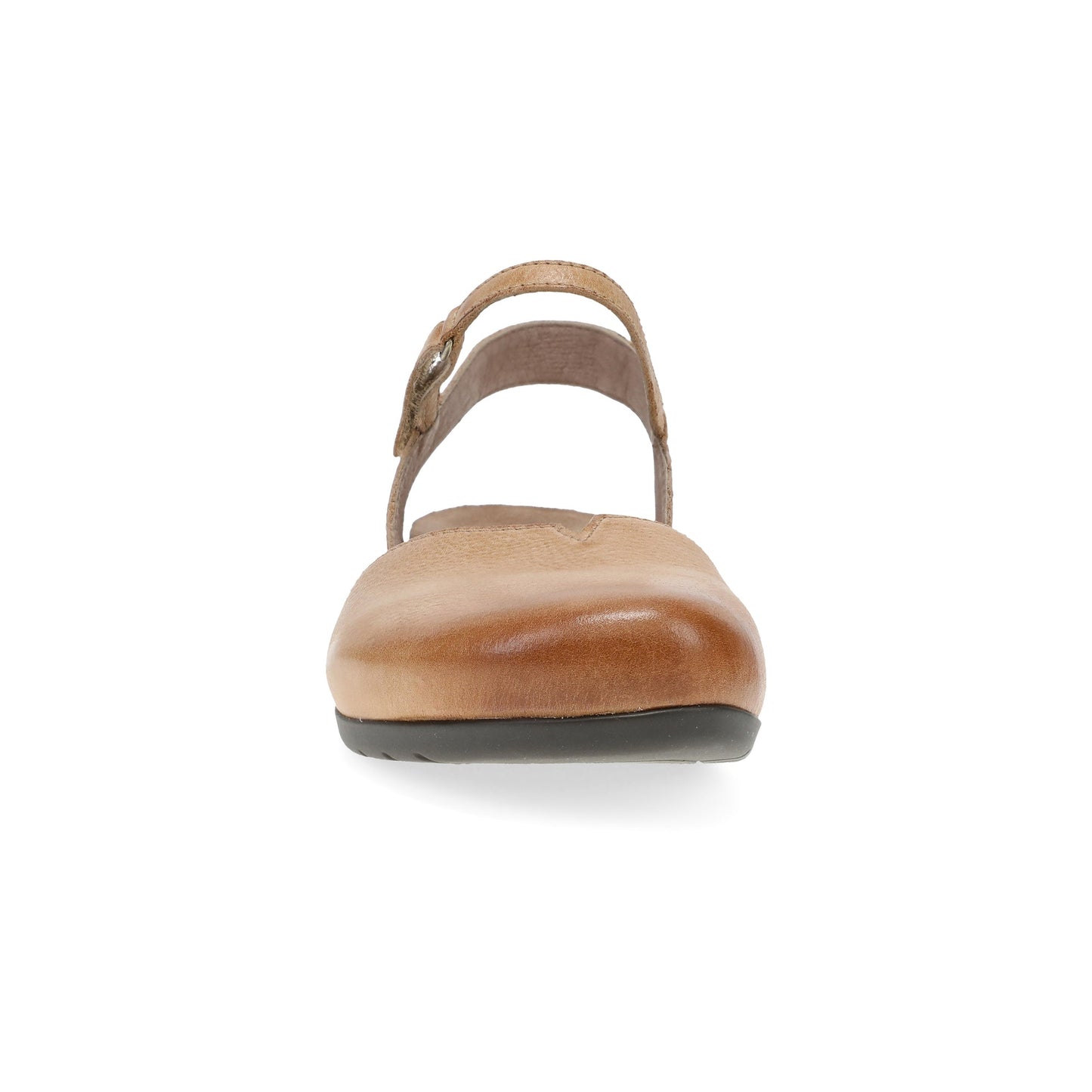 Dansko Rowan - Women's Adjustable Strap Sandal - Honey Distressed Front View