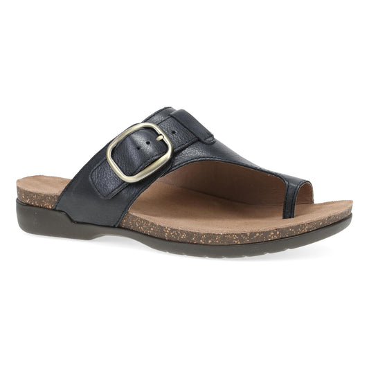 Dansko Rylee - Women's Adjustable Strap Sandal - Black Outside View