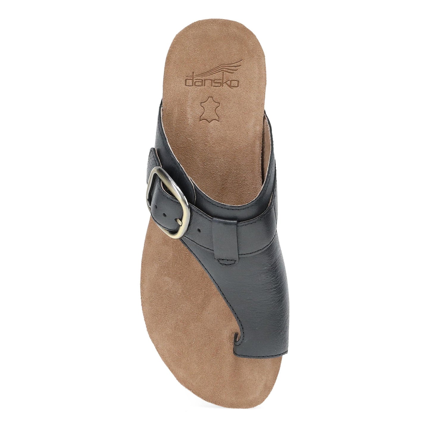 Dansko Rylee - Women's Adjustable Strap Sandal - Black Top View