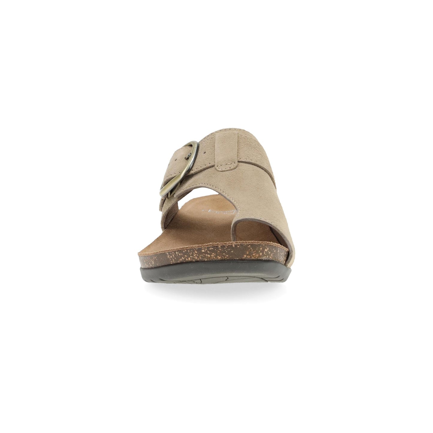 Dansko Rylee - Women's Adjustable Strap Sandal - Sand Suede Front View