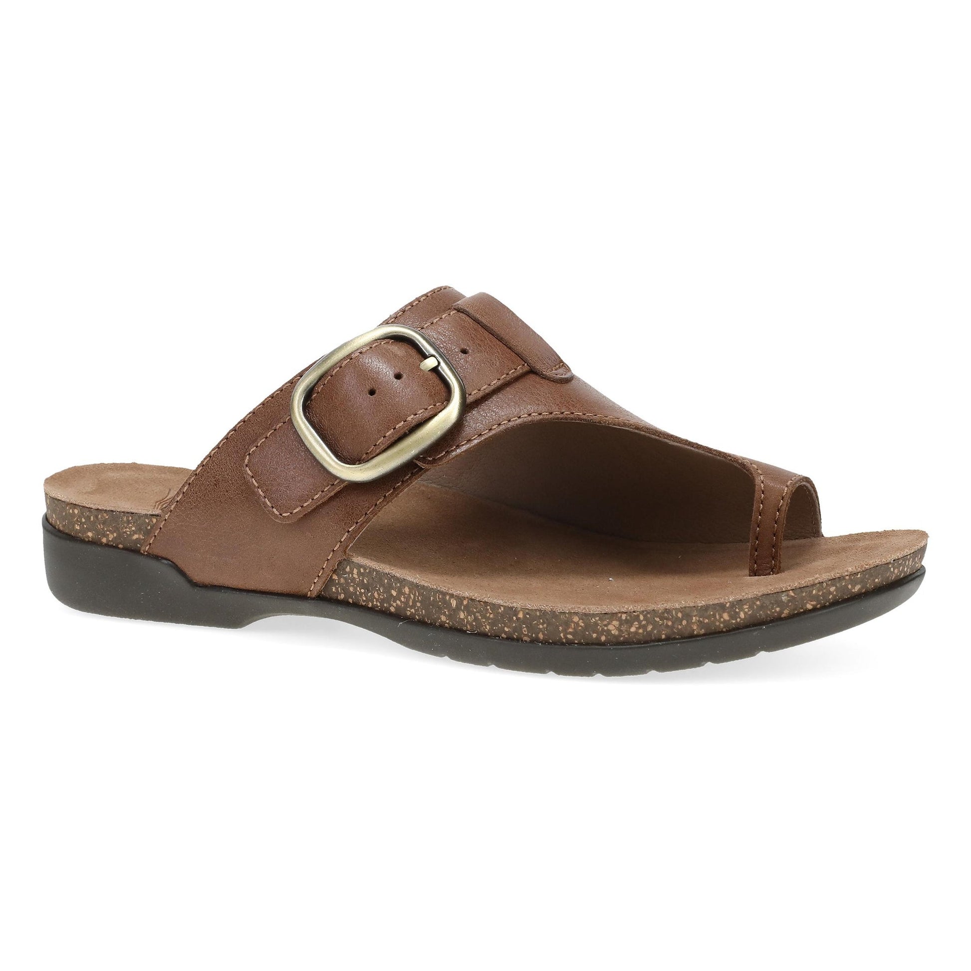 Dansko Rylee - Women's Adjustable Strap Sandal - Brown Outside View