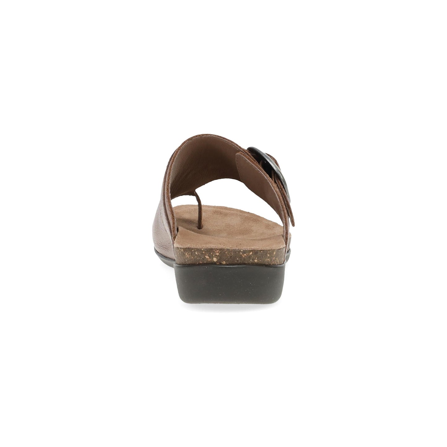 Dansko Rylee - Women's Adjustable Strap Sandal - Brown Heel View