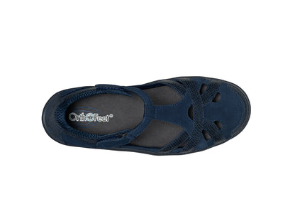 Orthofeet Juno Navy - birds_eye