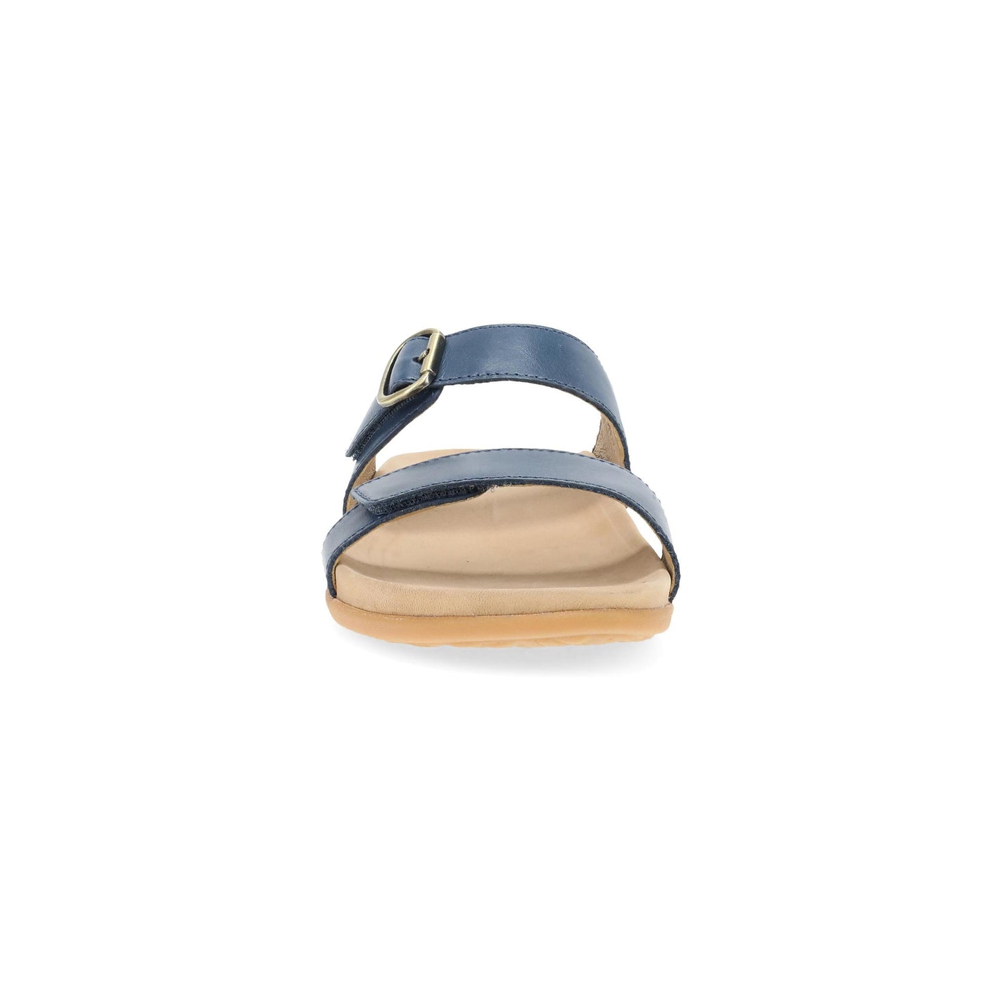 Dansko Justine - Women's Contoured Footbed Sandal - Marine Front View