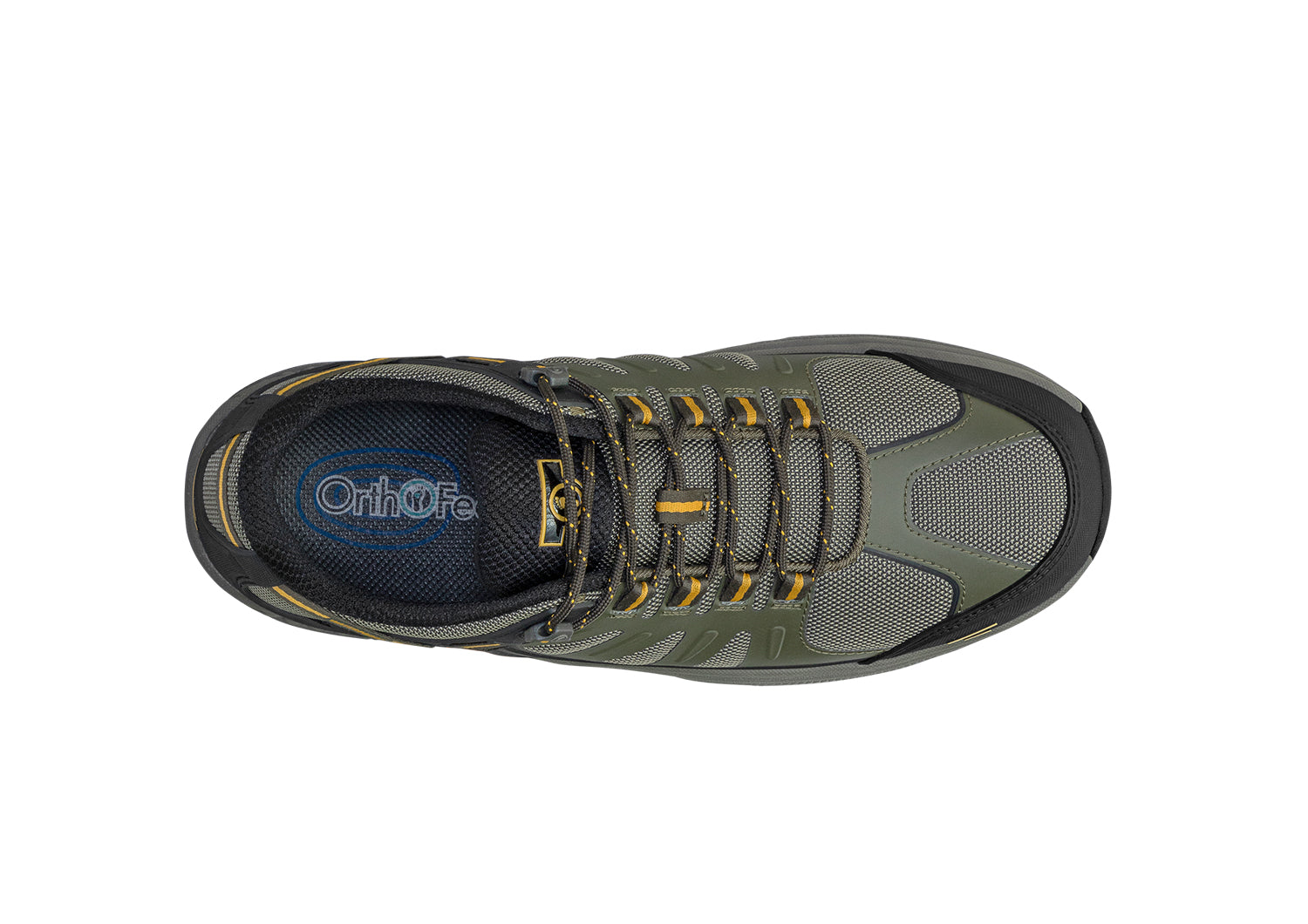 Orthofeet Avalon Waterproof Olive - birds_eye