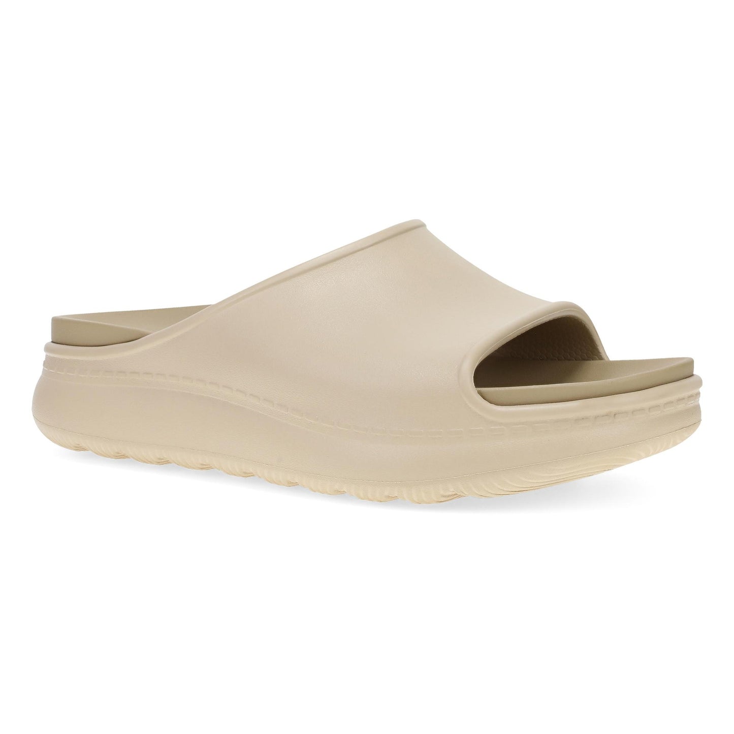 Dansko Devyn - Women's Lightweight EVA Slide - Sand Molded Outside View