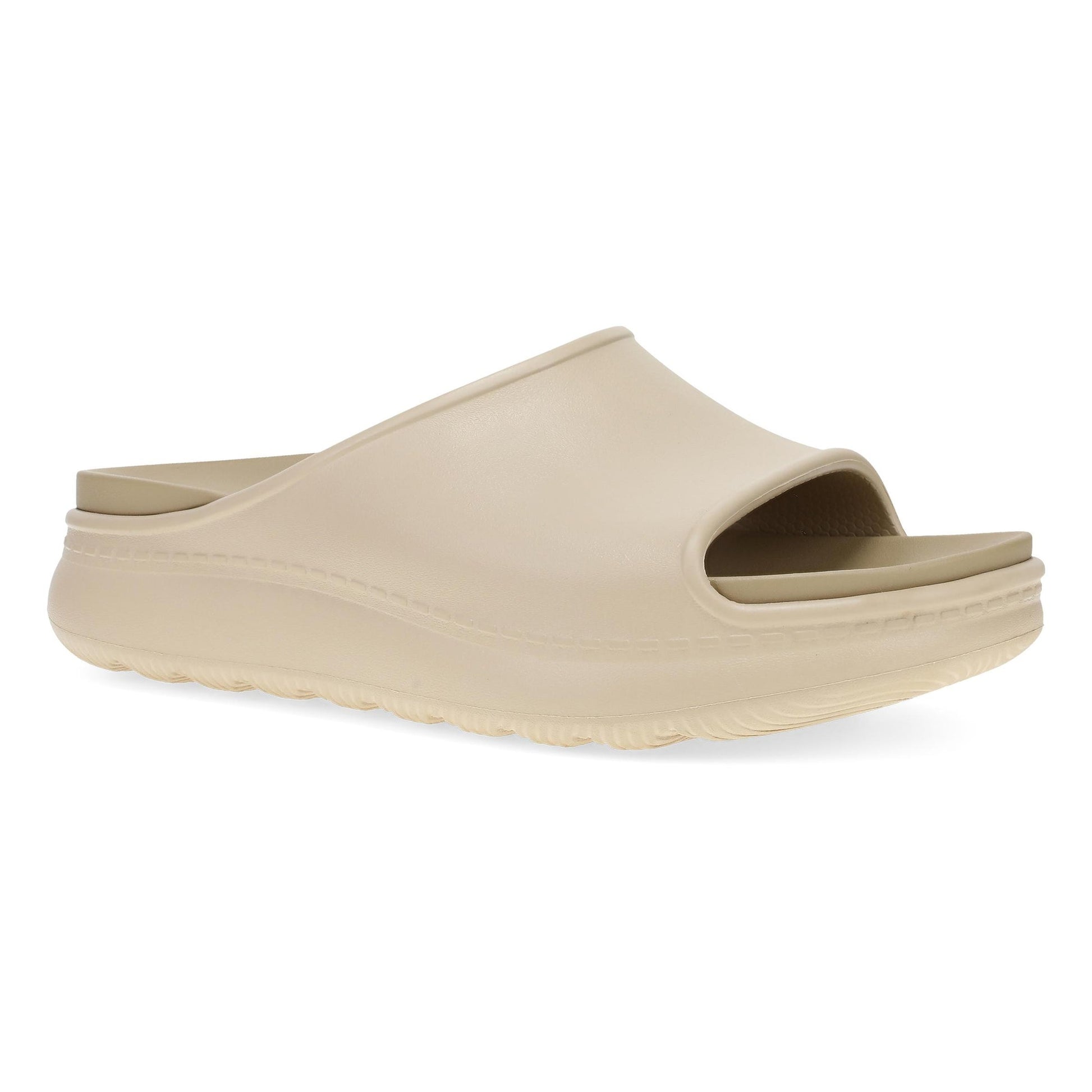 Dansko Devyn - Women's Lightweight EVA Slide - Sand Molded Outside View