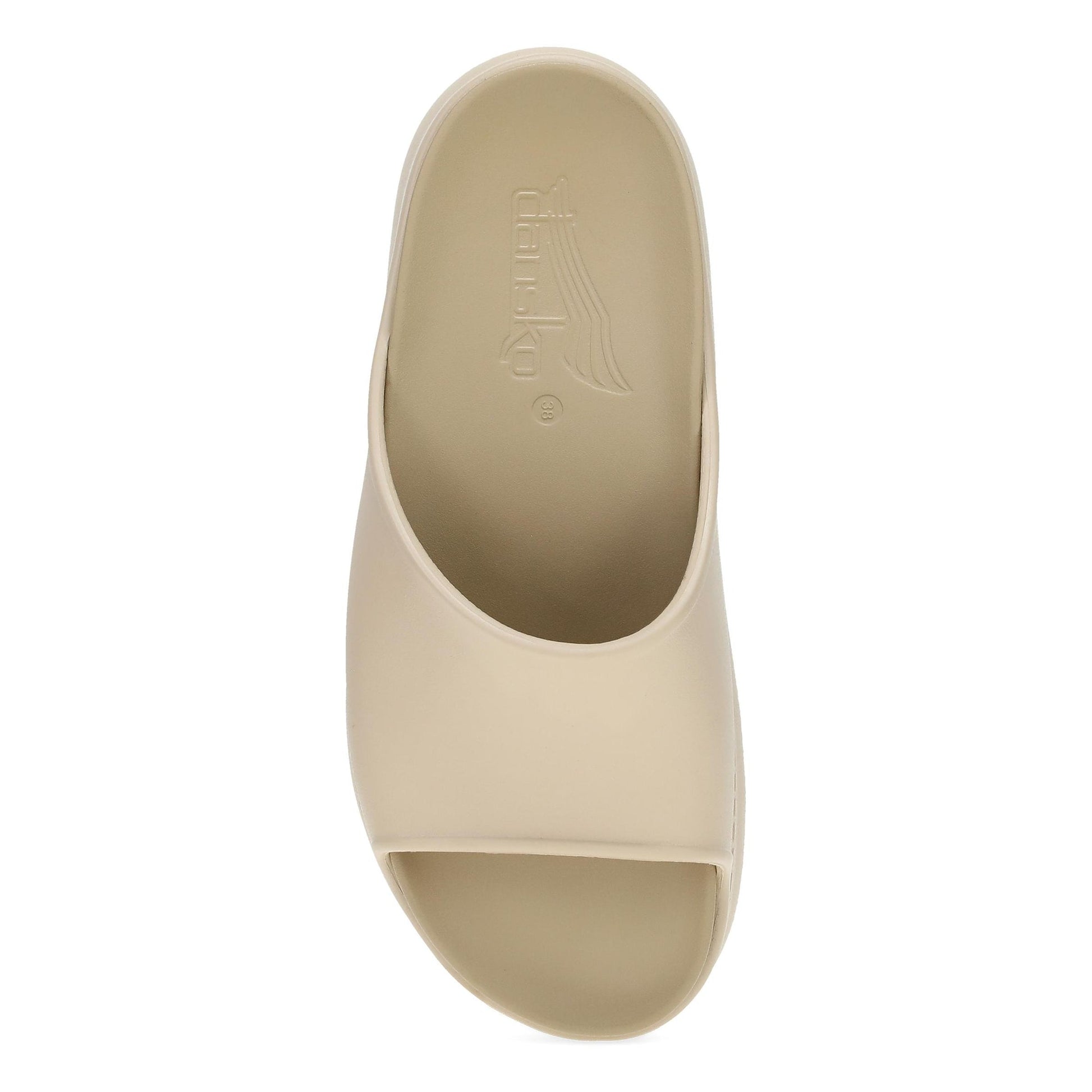 Dansko Devyn - Women's Lightweight EVA Slide - Sand Molded Top View