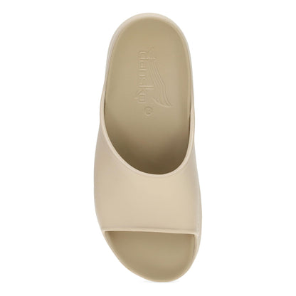 Dansko Devyn - Women's Lightweight EVA Slide - Sand Molded Top View