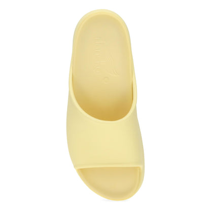 Dansko Devyn - Women's Lightweight EVA Slide - Lemonade Top View
