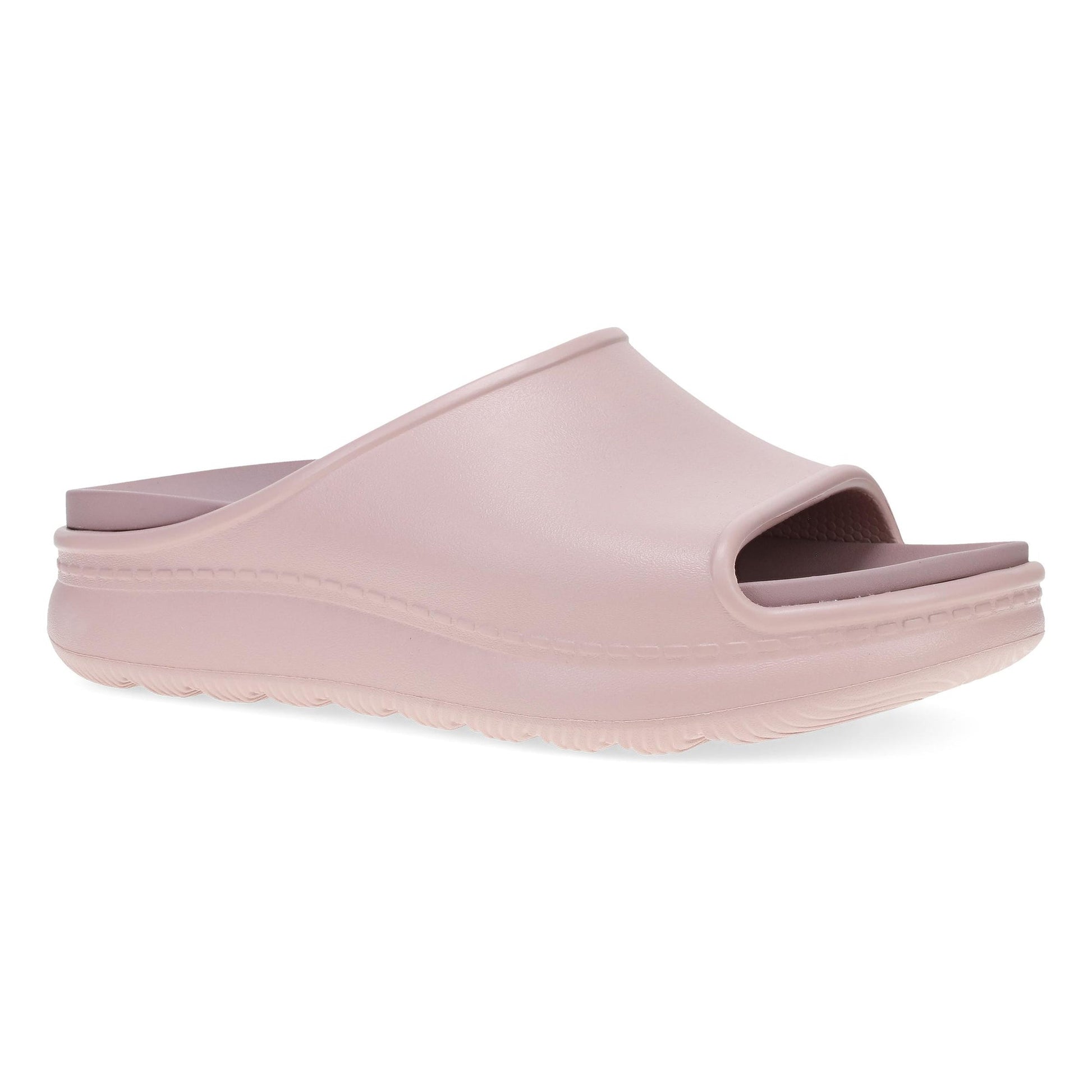 Dansko Devyn - Women's Lightweight EVA Slide - Mauve Molded Outside View
