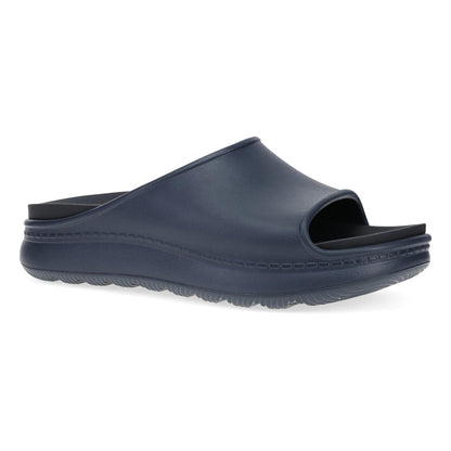 Dansko Devyn - Women's Lightweight EVA Slide - Navy Molded Outside View