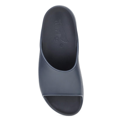 Dansko Devyn - Women's Lightweight EVA Slide - Navy Molded Top View