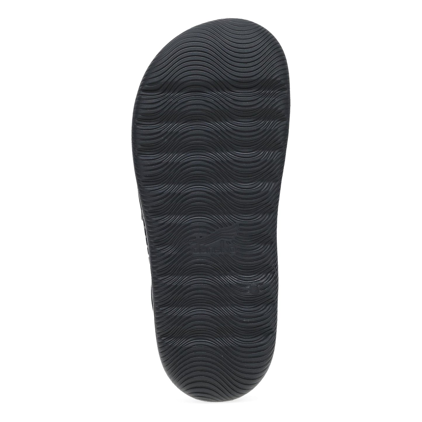 Dansko Devyn Thong - Women's Lightweight EVA Thong Sandal - Black Sole View