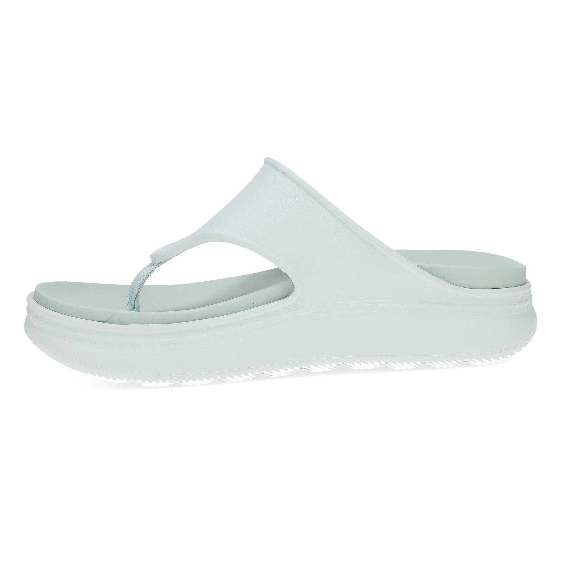 Dansko Devyn Thong - Women's Lightweight EVA Thong Sandal - Spa Blue Side View