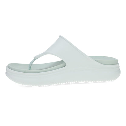 Dansko Devyn Thong - Women's Lightweight EVA Thong Sandal - Spa Blue Side View