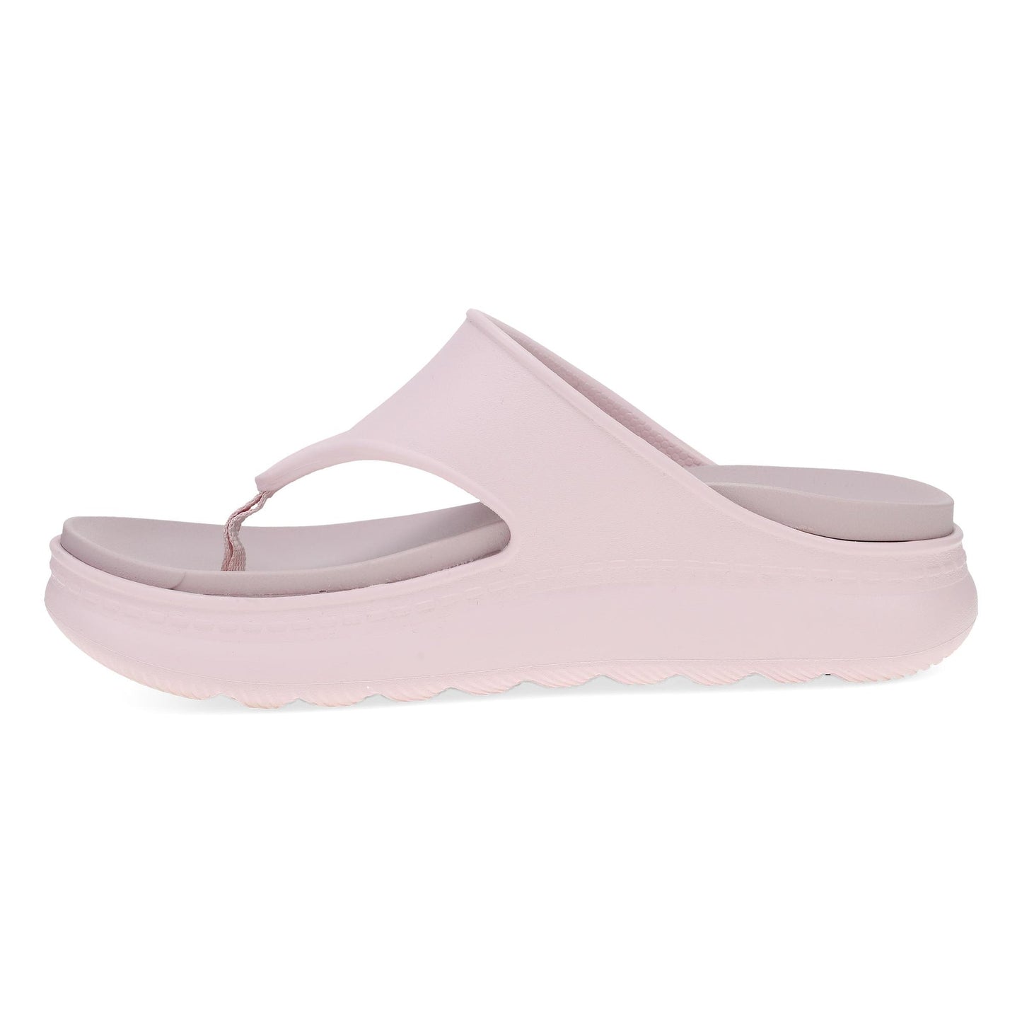 Dansko Devyn Thong - Women's Lightweight EVA Thong Sandal - Pale Pink Side View